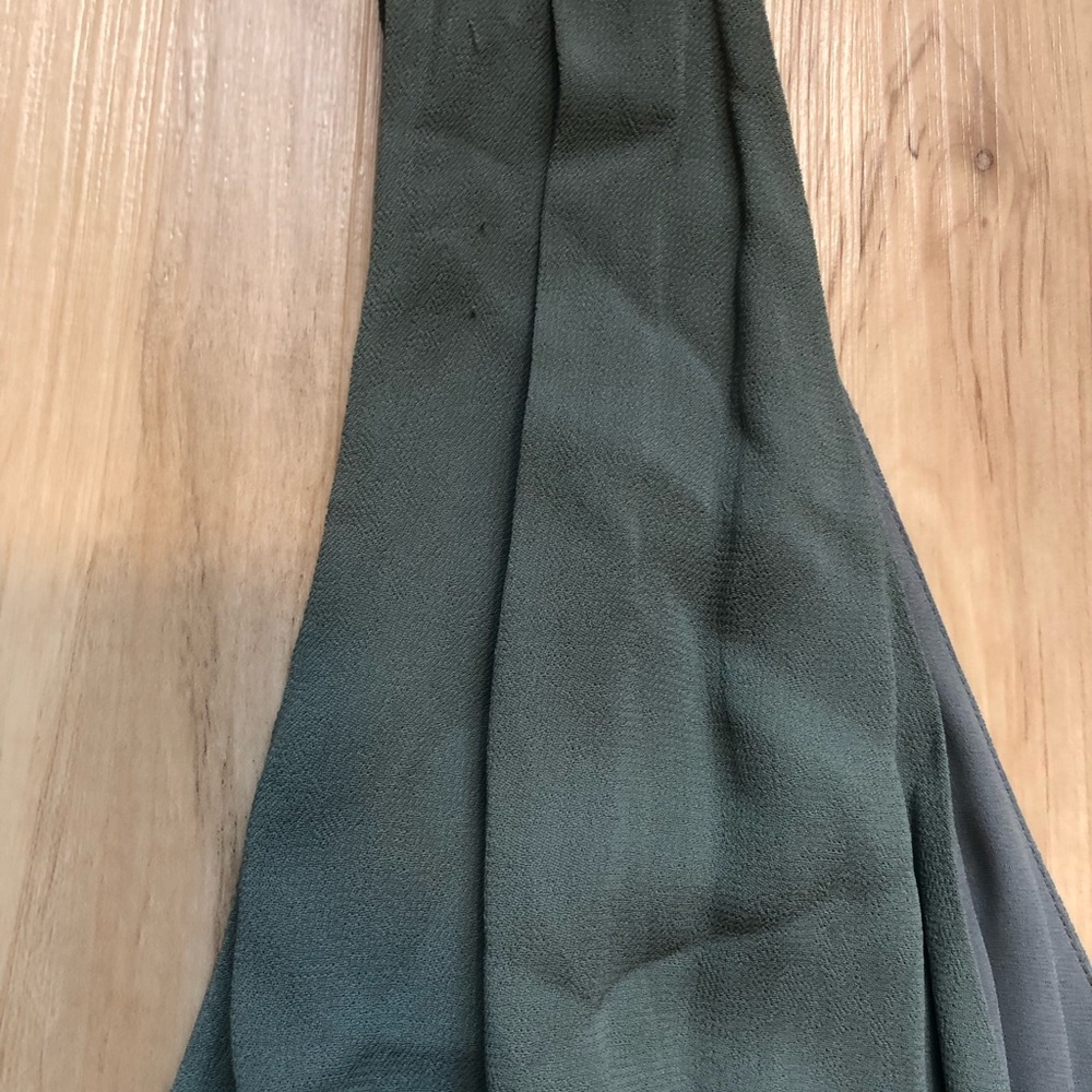 Babaton Maximilion Sleeveless V-Neck Wide-Leg Jumpsuit Teal Blue Green - Picture 9 of 12